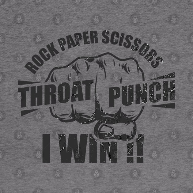 Rock Paper Scissors if I Win Throat Punch by Clawmarks